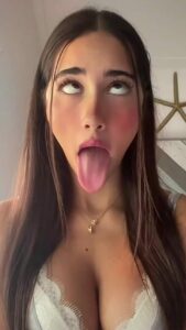 Ahegao Teen Tongue fetish by ahegaotiktok