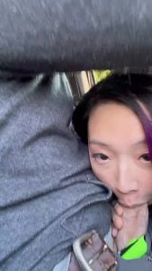 Asian Car Blowjob by asianhotwife