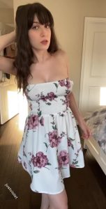 Dress Hot woman Natural boobs by justviolet