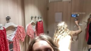 Fitting room Dildo Solo by sexsweetblonde