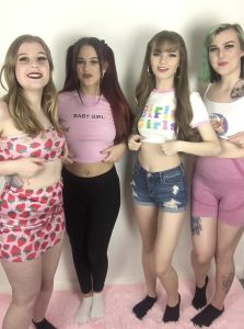 Foursome Titty drop Boobs by dellieisla