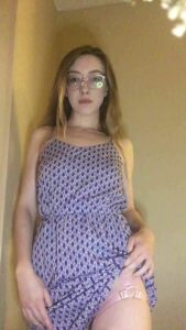 Glasses Dress Showing ass by MadisonGoneWild