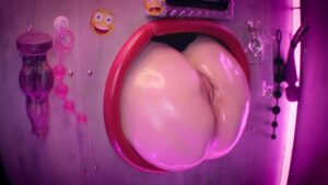 Glory hole Big oiled ass Booty by perwoopar