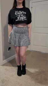 Nipslip Brunette Skirt by Timidlilygirl