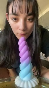 Oral Huge dildo Deepthroat by amaraxx66