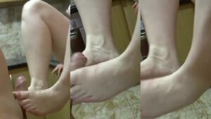 Real Porn : Footjob and Step Family Fetish