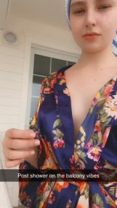 Showing boobs Natural boobs Braless by thespacebimbo