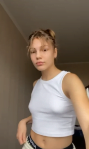 Teen Little Tits Braless Tiktok Dance