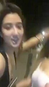 Hot Drunk Turkish Teens Showing Tits On The Streets