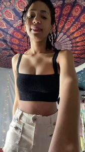 Teen Showing tits Nipple piercing by tinybabysmol